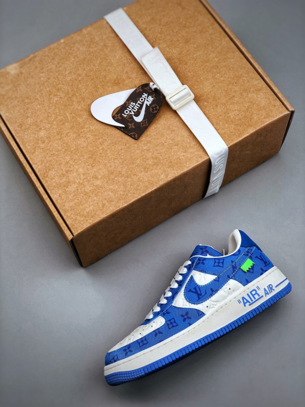 AF1 x OW by Virgil - Blue Customs