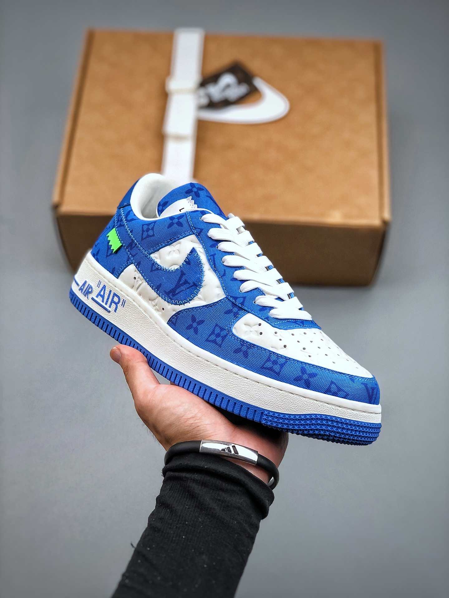 AF1 x OW by Virgil – Blue Customs