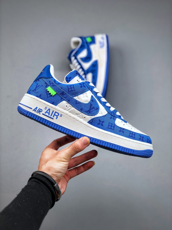 AF1 x OW by Virgil - Blue Customs