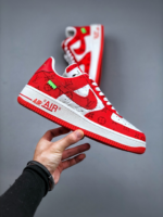 AF1 x OW by Virgil - Red Customs