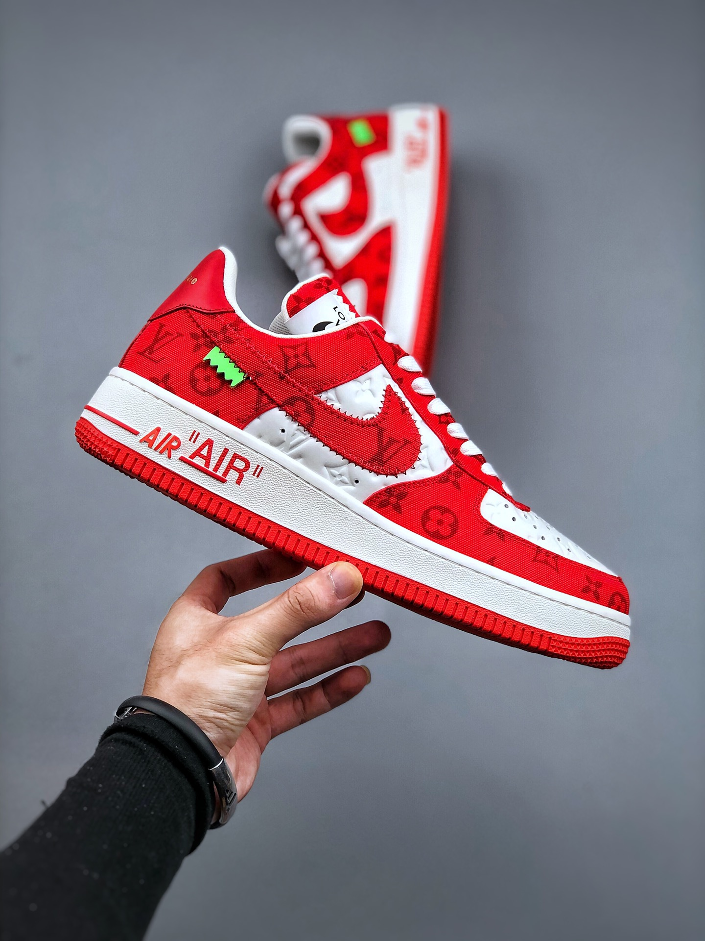 AF1 x OW by Virgil – Red Customs