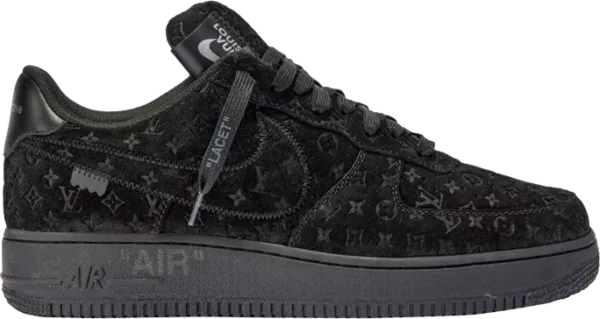 AF1 x OW by Virgil - Triple Black Customs