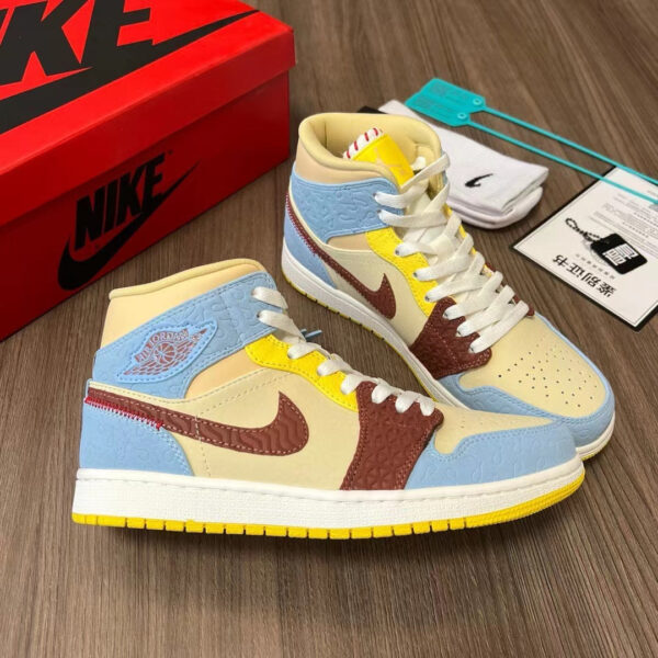AJ 1 Retro Mid SE x Maison Chateau Rouge 'Fearless'