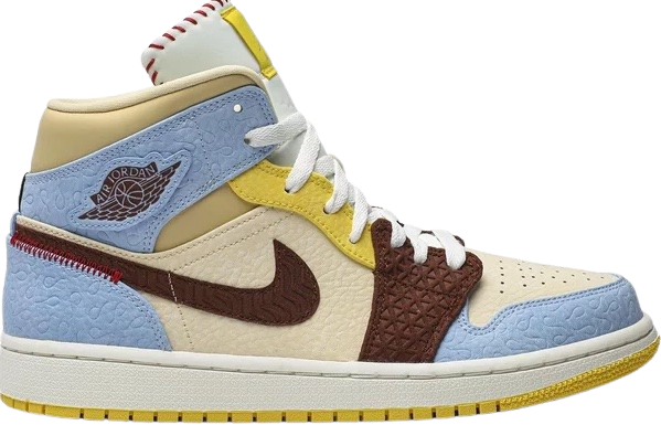 AJ 1 Retro Mid SE x Maison Chateau Rouge 'Fearless'