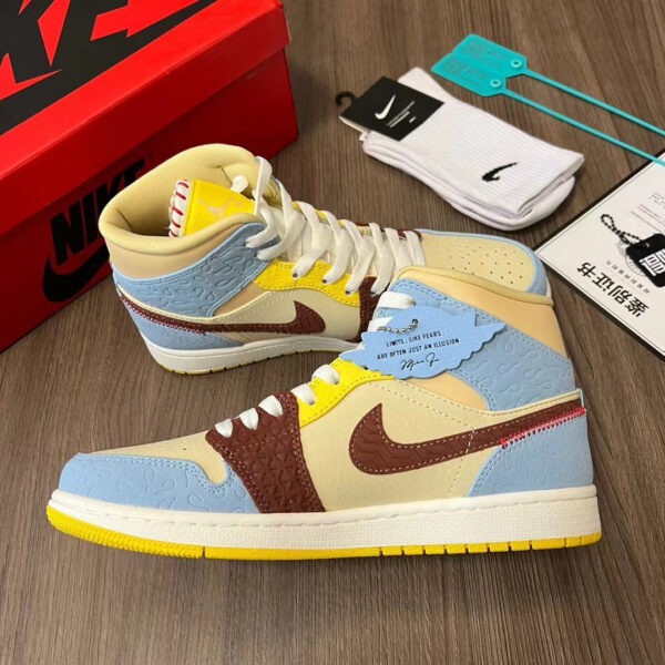 AJ 1 Retro Mid SE x Maison Chateau Rouge 'Fearless'