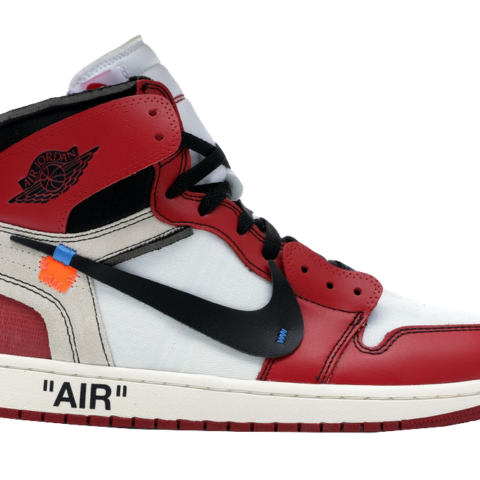 AJ 1 X OW Chicago Red