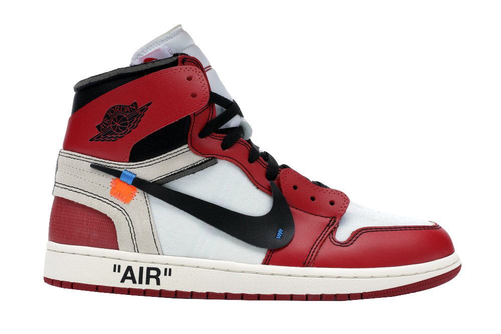 AJ 1 X OW Chicago Red