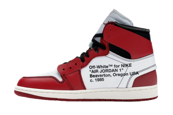 AJ 1 X OW Chicago Red