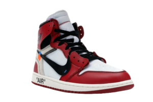 AJ 1 X OW Chicago Red