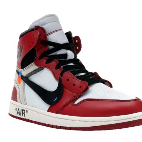 AJ 1 X OW Chicago Red