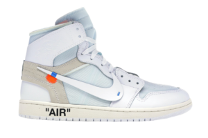 AJ 1 X OW OG White