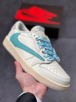 AJ1 Low Tiffany x Travis Scott Customs
