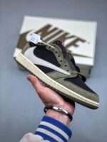 AJ1 Low Travis Scott Black Olive