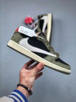 AJ1 Low Travis Scott Black Olive