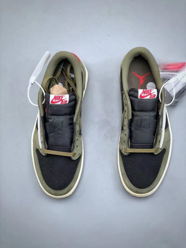 AJ1 Low Travis Scott Black Olive