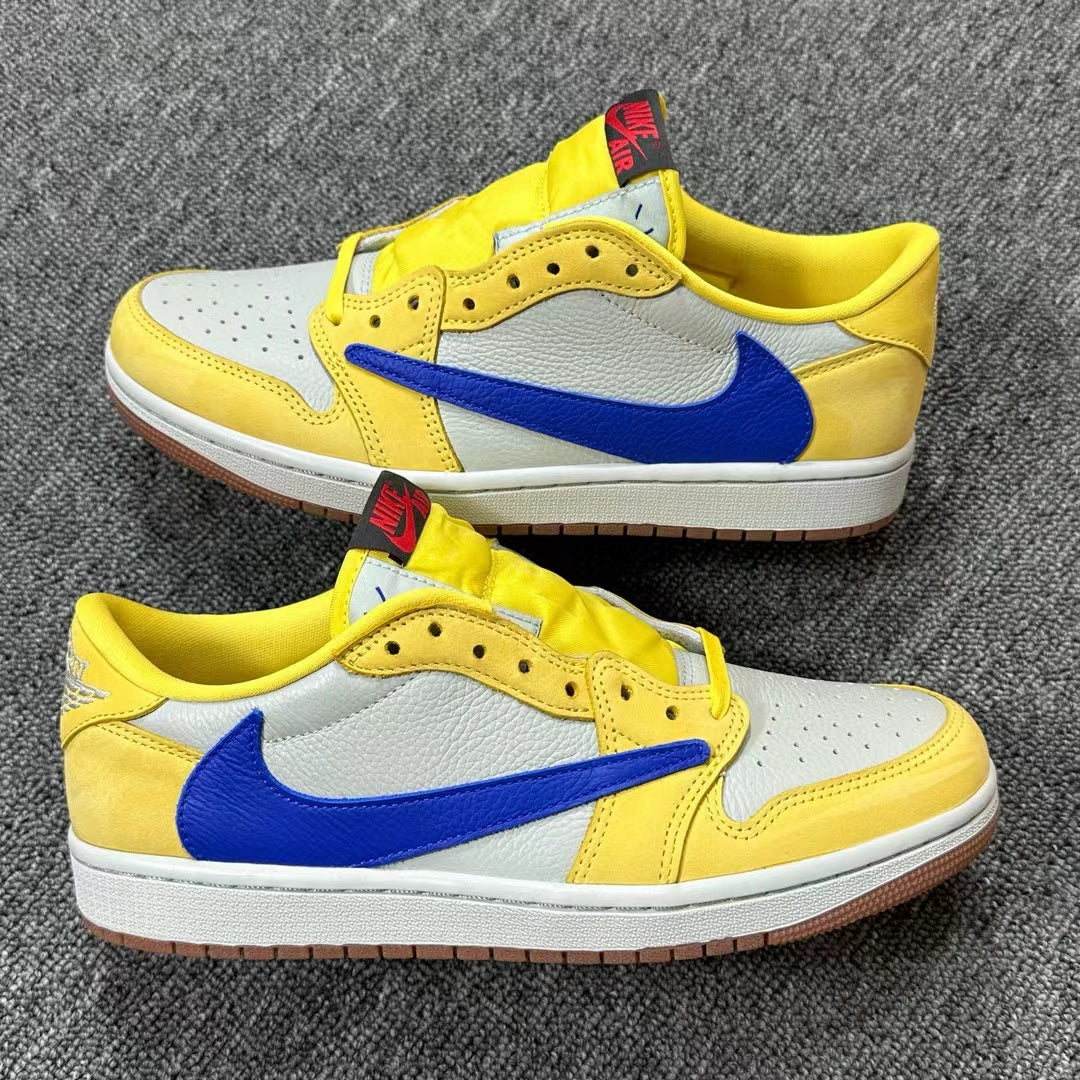 AJ1 Low Travis Scott Canary Yellow
