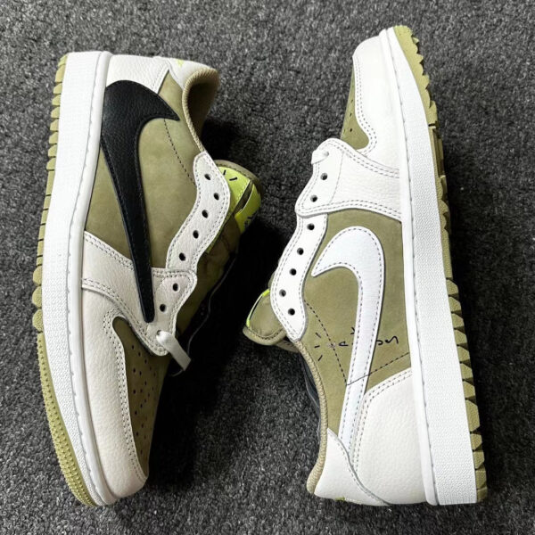 AJ1 Low Travis Scott Golf Neutral Olive
