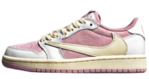AJ1 Low Travis Scott Shy Pink