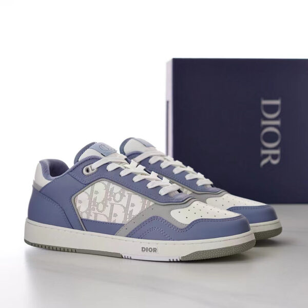 B27 Low-Top Blue and White