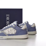 B27 Low-Top Blue and White