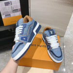 LV Trainers #54 Monogram Blue Khaki