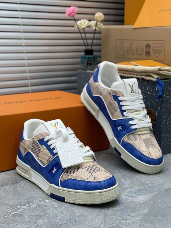 LV Trainers #54 Monogram Blue