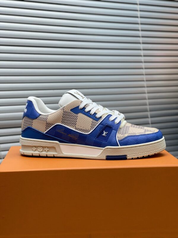 LV Trainers #54 Monogram Blue