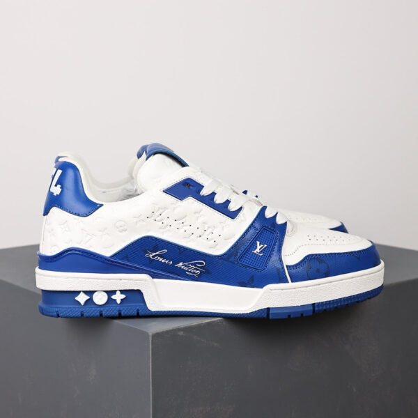 LV Trainers #54 Monogram Denim Blue