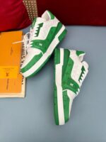 LV Trainers #54 Monogram Denim Green