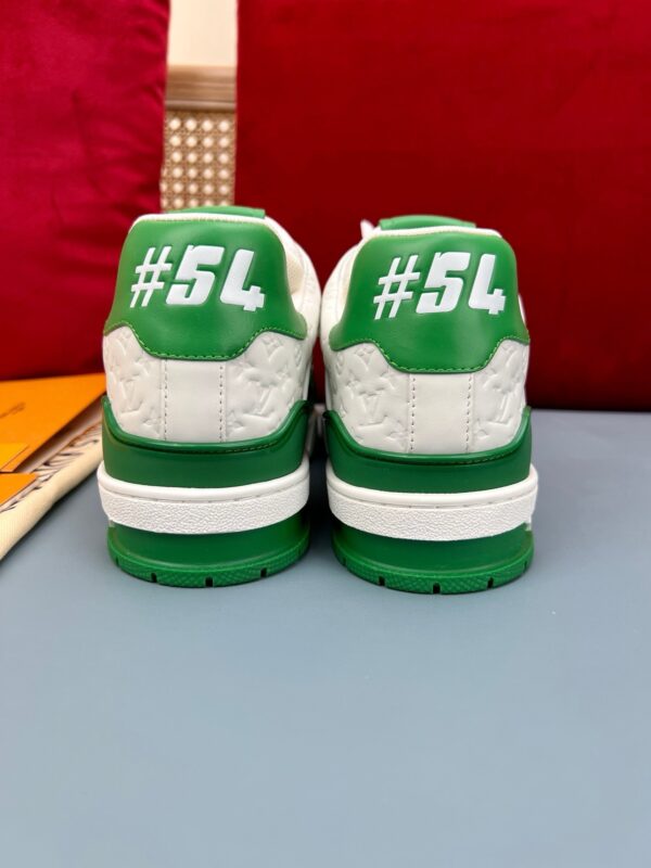 LV Trainers #54 Monogram Denim Green