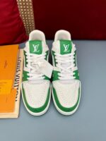 LV Trainers #54 Monogram Denim Green