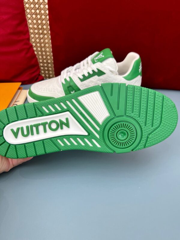 LV Trainers #54 Monogram Denim Green