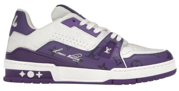 LV Trainers #54 Monogram Denim Purple