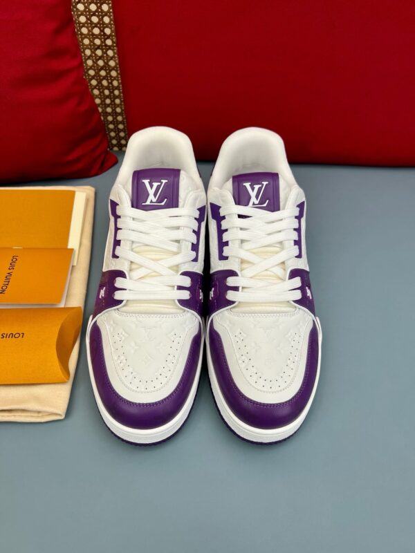 LV Trainers #54 Monogram Denim Purple