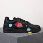 LV Trainers #54 x Yayoi Kusama Black