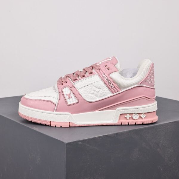 LV Trainers Baby Pink