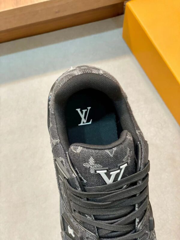 LV Trainers Black Denim