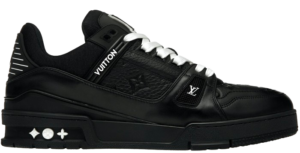 LV Trainers Black Embossed Monogram