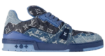 LV Trainers Blue Denim