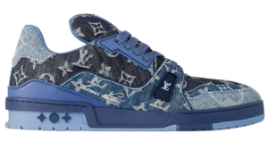 LV Trainers Blue Denim