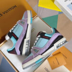 LV Trainers Blue Lilac