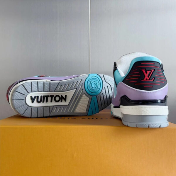 LV Trainers Blue Lilac