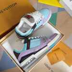 LV Trainers Blue Lilac
