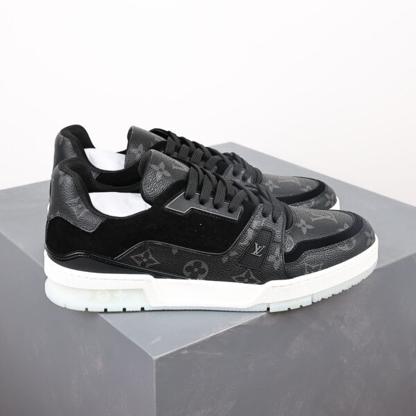 LV Trainers Monogram Black