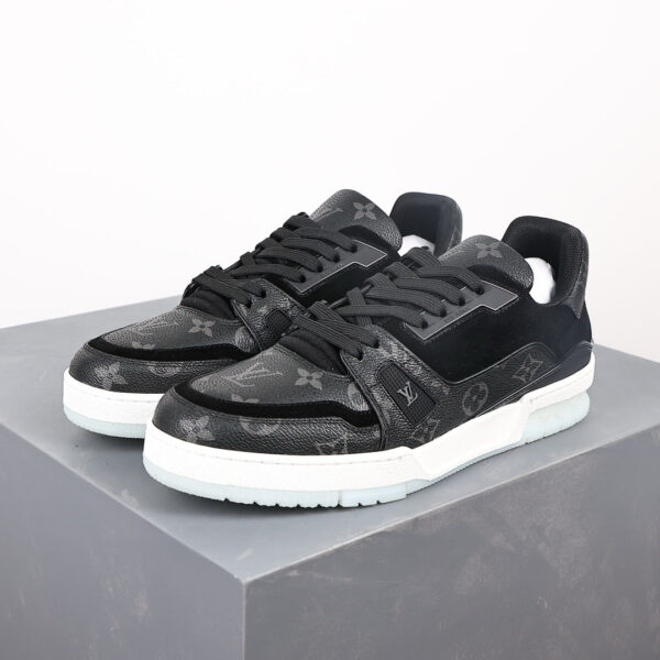 LV Trainers Monogram Black