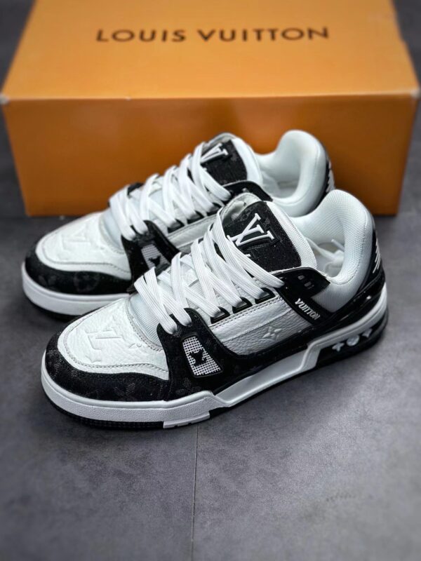 LV Trainers Monogram Denim Black