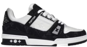 LV Trainers Monogram Denim Black