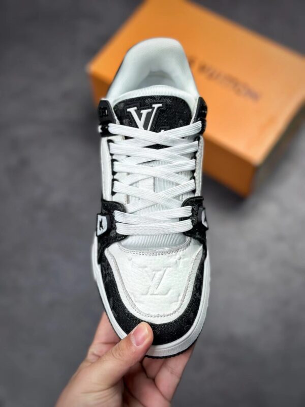 LV Trainers Monogram Denim Black