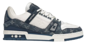 LV Trainers Monogram Denim Blue