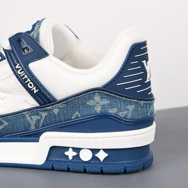 LV Trainers Monogram Denim Blue